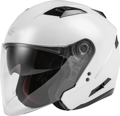 GMAX OF-77 OPEN-FACE HELMET PEARL WHITE XS - O1770083 - Image 1 of 4