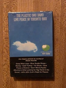 SEALED THE PLASTIC ONO BAND Live Peace In Toronto 1969 Cassette Tape John Lennon - Picture 1 of 3