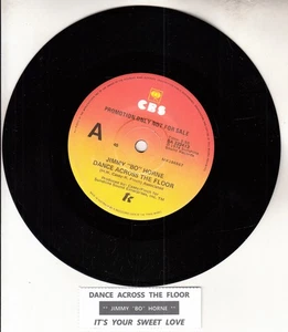 JIMMY "BO" HORNE  Dance across the floor PROMO 7" 45 rpm vinyl record NEW RARE! - Picture 1 of 2