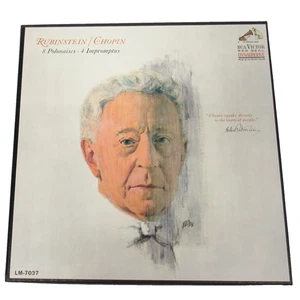RUBINSTEIN/CHOPIN 8 POLONAISES 4 IMPROMPTUS 2X LM-7037 RCA VICTOR VINYL RECORDS - Imagen 1 de 4