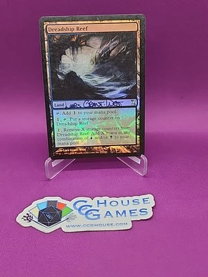 MTG Foil Dreadship Reef Signed Lars Grant-West Time Spiral #A *CCGHouse* - Image 1 of 4