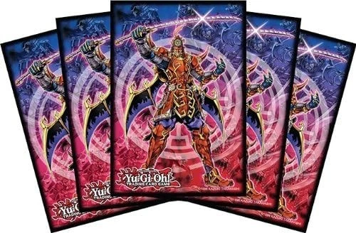 Konami Official Card Supplies YUGIOH Card Sleeves Legendary Six Samurai 50 Count - Image 1 of 1