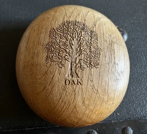 Wooden Pebble. PaperWeight , Oak. 4.5” X 4” - Picture 1 of 3