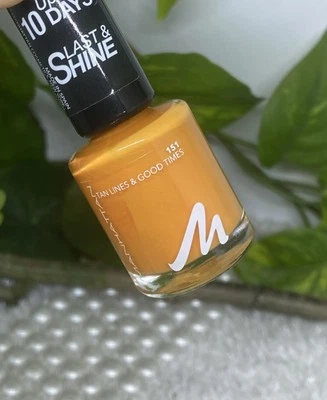 Manhattan Last & Shine Nagellack Nail Polish 151 TAN LINES & GOOD TIMES orange - Bild 1 von 4