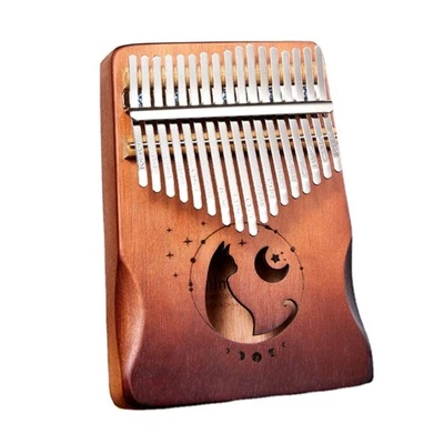 17 Keys Thumb Piano with Tuning Mallet, Kalimba Musical Instrument Finger Piano - Image 1 of 4