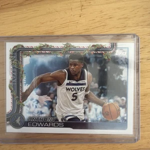 2025-26 Topps Basketball Holiday Anthony Edwards SSP Cookie Back #SSB-AE - Bild 1 von 3