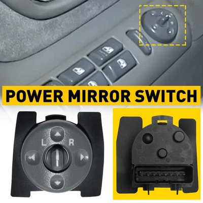 Botón interruptor espejo retrovisor eléctrico para camioneta Chevy Astro C2500 C1500 C3500 GMC C1500 EOA Foto 1 de 4
