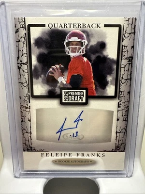 Feleipe Franks 2021 SAGE Premier Draft Rookie Auto A109 - Image 1 of 4