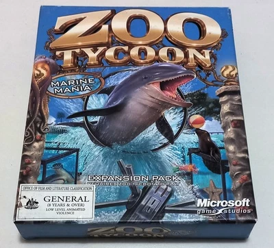 Zoo Tycoon: Marine Mania PC Game CD Rom Big Box 2002 - Image 1 of 3