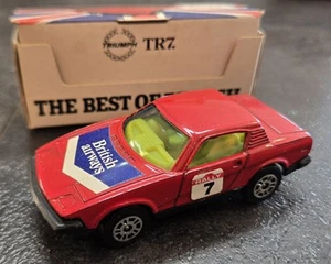 NEW UNUSED CORGI JUNIOR TRIUMPH TR7 # 56192 BRITISH AIRWAYS RED 1981 METTOY - Picture 1 of 5