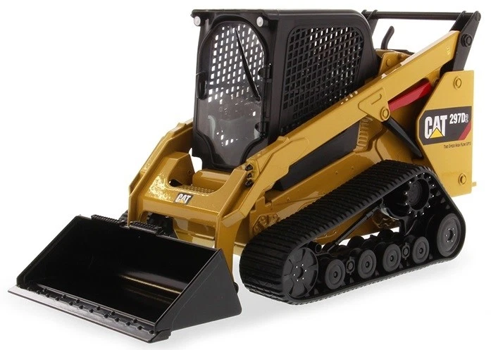 DIECAST MASTERS, Minipala cingolata CATERPILLAR 297 D2 con accessori, 1/16,  ... - Immagine 1 di 4