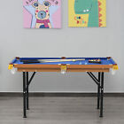 4.5ft Mini Table Top Pool Table Game Billiard Board Set cues Play w/Balls Only $122.99 on eBay