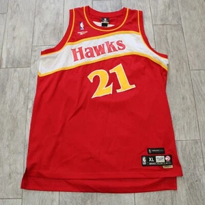 Camiseta deportiva vintage Reebok NBA Atlanta Hawks Dominique Wilkins 21 Swingman para hombre XL - Imagen 1 de 9