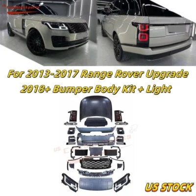 Body Kit Upgrade RANGE ROVER Facelift 2018+ Front Rear Bumper Grille Aftermarket - Image 1 of 4