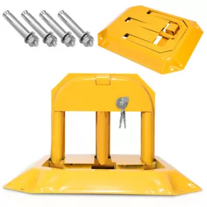Parkplatzsperre 1x Absperrpfosten 55.5cm Feuerwehrpfosten Klappbar abschließbar - Bild 1 von 8
