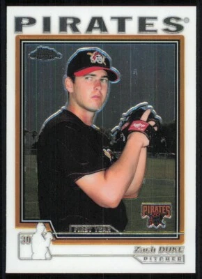 2004 Topps Chrome #220 Zach Duke FY RC - Image 1 of 2