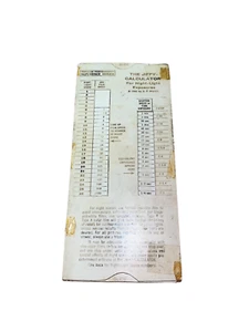 Vintage Jiffy Calculator Night-light exposures 1961 S.P Martin - Picture 1 of 4