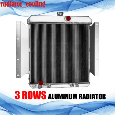 3 Row Aluminum Radiator For 1961-1969 Dodge D100 Series Pickup 5.2L V8 #CU6169 - Image 1 of 4