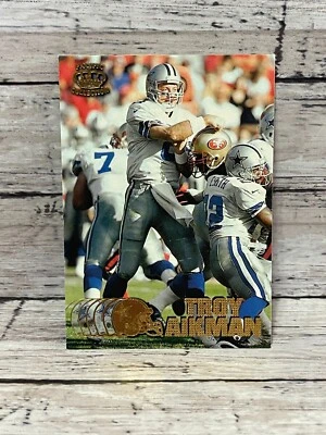1997 Pacific #97 Troy Aikman - sello en relieve "Pacific National" - ¡RARO!  (invA) Foto 1 de 4