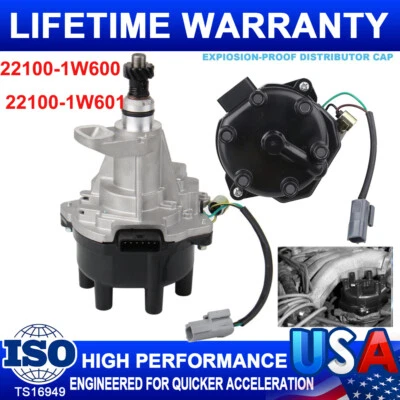 Distributor for Nissan Mercury Quest Xterra Frontier 2000-2002 3.3L 22100-1W601 - Image 1 of 4