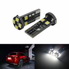 10X T10 W5w 8 Smd Led Sidelight Number Plate Light Lamp Bulb Canbus For Audi Bmw