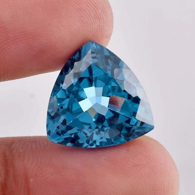 Piedra preciosa suelta impecable de turmalina azul natural certificada GIT Foto 1 de 4