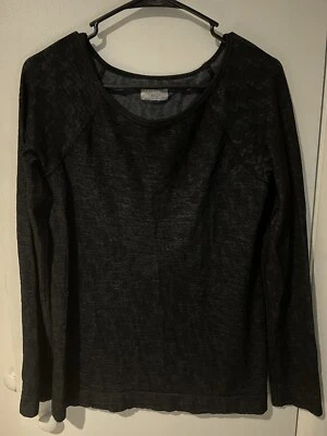 Top atlético para mujer Athleta azul marino mezcla jaspeado talla mediana Foto 1 de 4