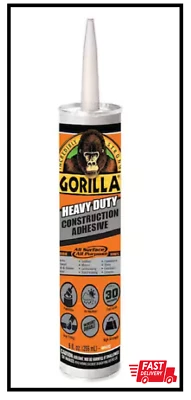 Gorilla 9 oz. Heavy Duty Construction Adhesive - Image 1 of 3