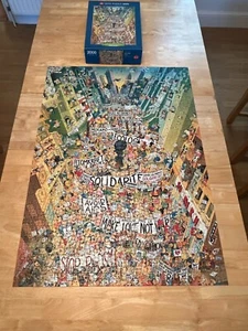 Heye Puzzle 2000tlg. Cartoon Klassiker - Protest! - Marino Degano - komplett - Bild 1 von 15