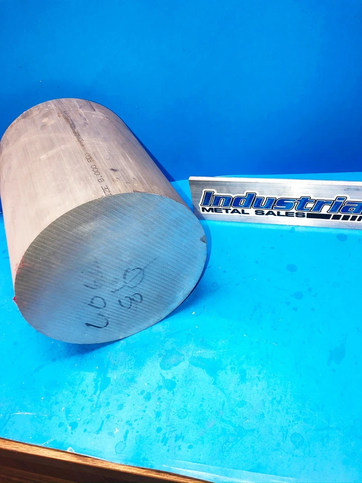 8"Dia x 2"-Long 6061 T651 Aluminum Round Bar -- 6061 8" Diameter Rod LATHE STOCK - Image 1 of 1