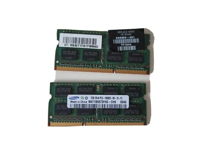 Hp Ram 598856-001 DDR3 -1333 Mhz - 2rx8 pc3-10600s Samsung 4GB (2GB x2)  - Immagine 1 di 2