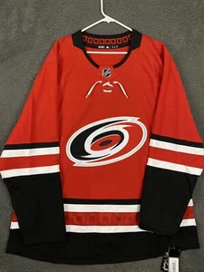 NHL Adidas Carolina Hurricanes Hockey Jersey Men's Size 56 NWT - Picture 1 of 10