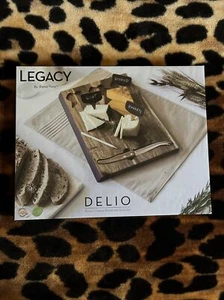 Legacy By Picnic Time Delio Acacia Cheese Board and Tools Set/ New In Box - Picture 1 of 2