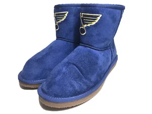 NHL St. Louis Blues Women’s Rookie Boots Size W 10 - Picture 1 of 8