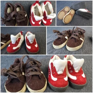 LOT (2) Infant Shoes Koala Kids & Childrens Place Sneakers sz 3 Baby - Picture 1 of 7