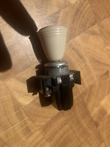 OLDTIMER Wischerschalter VW Käfer usw.50er Jahre ohne Wischwasserknopf,elfenbein - Bild 1 von 6