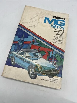Guía de reparación y puesta a punto de Chilton MG 1961-1975 especificaciones tercera edición enano MGB GT Foto 1 de 4