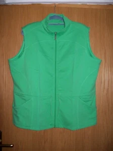 Damen-Shirt-Weste "Laura Torelli Classic", Gr. 54 / 2XL, laubfrosch-grün - Bild 1 von 4