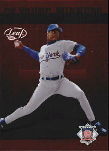 2005 (METS) Leaf Cy Young Winners #8 Dwight Gooden