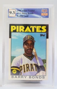 1986 Topps BARRY BONDS Rookie Traded #11T Graded 9.5 - Picture 1 of 5