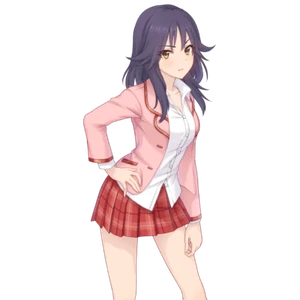 Makoto Schoolgirl Princess Connect Re:Dive Outdoor Anime Sticker 6" Car Decal - Picture 1 of 1