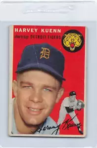 1954 Topps #25 Harvey Kuenn Tigers Fair *2551 - Picture 1 of 2