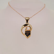 Smokey Quartz Necklace, Unique Design, Rose Gold Plated, Semi Precious