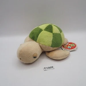 Mon seuil C1009 Green Turtle Plush Stuffed 7" TAG Toy Doll Japan Tritey - Picture 1 of 10