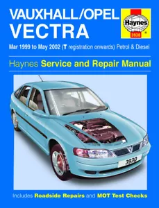 For Vauxhall/Opel - Vectra Petrol & Diesel 1999-2002 Service Manual 3930 Haynes - Picture 1 of 2