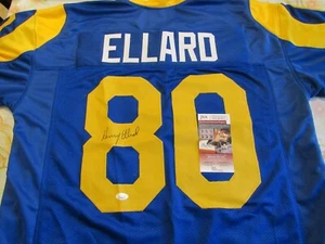 Henry Ellard Los Angeles Rams signed handsigniert Custom Style Trikot JSA - Bild 1 von 5