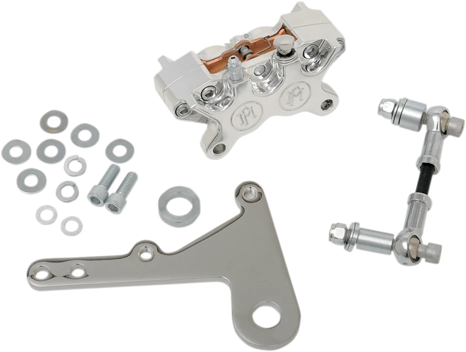 PERFORMANCE MACHINE (PM) Front Caliper - 10" - Polished - 73-83FLH 1203-9017-P - Image 1 of 1