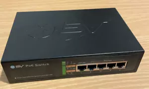 BV POE Switch POE-SW501 4 PoE+Ports with 1 Ethernet Uplink - Picture 1 of 9