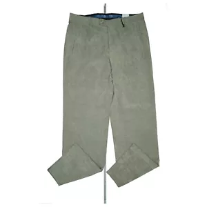 Phönix Herren Stoff Chino Hose Business Samt Relaxed 50 W34 L34 Grau weich NEU - Bild 1 von 7