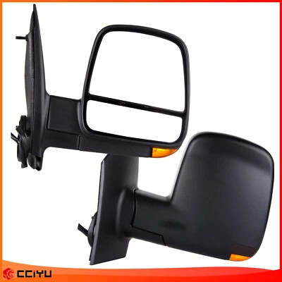 Espejos retrovisores térmicos Signal Power izquierda derecha para camioneta Chevy GMC Savana Express 2008-2017 Foto 1 de 4